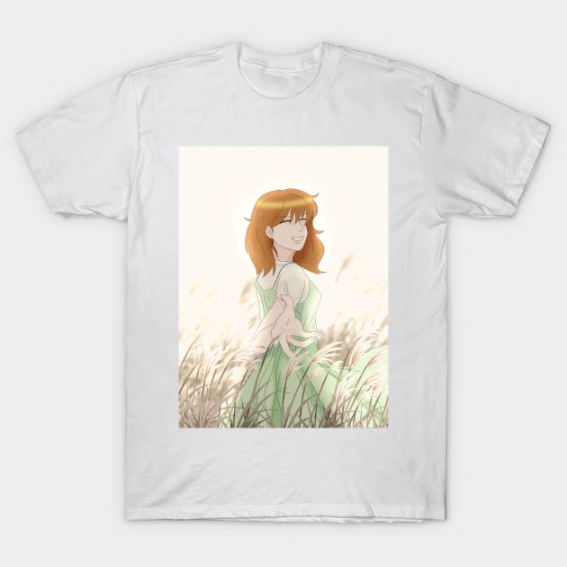 Anime girl T-Shirt by Miliena01-